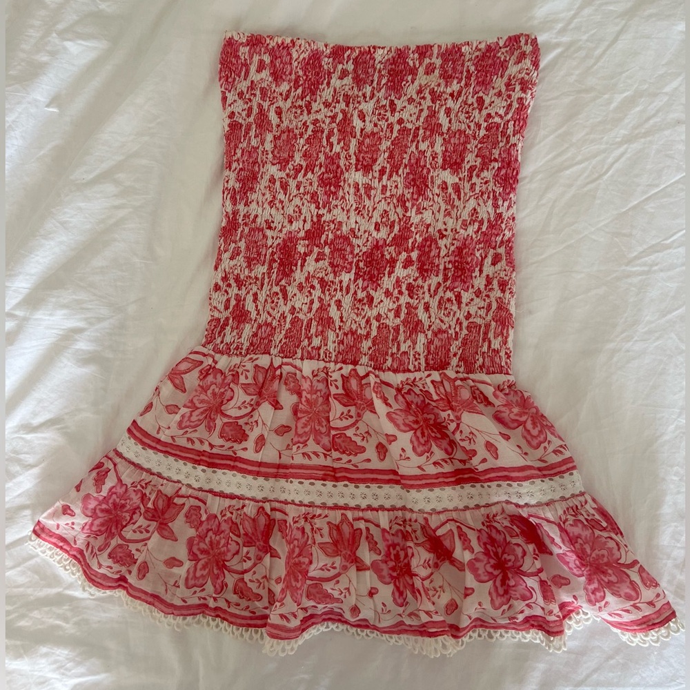 BELL by Alicia Bell Girls Smocked Strapless Dress